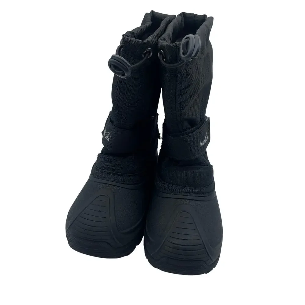Kamik Waterproof Insulated Wesley Snow Boot Black Unisex Toddler 9